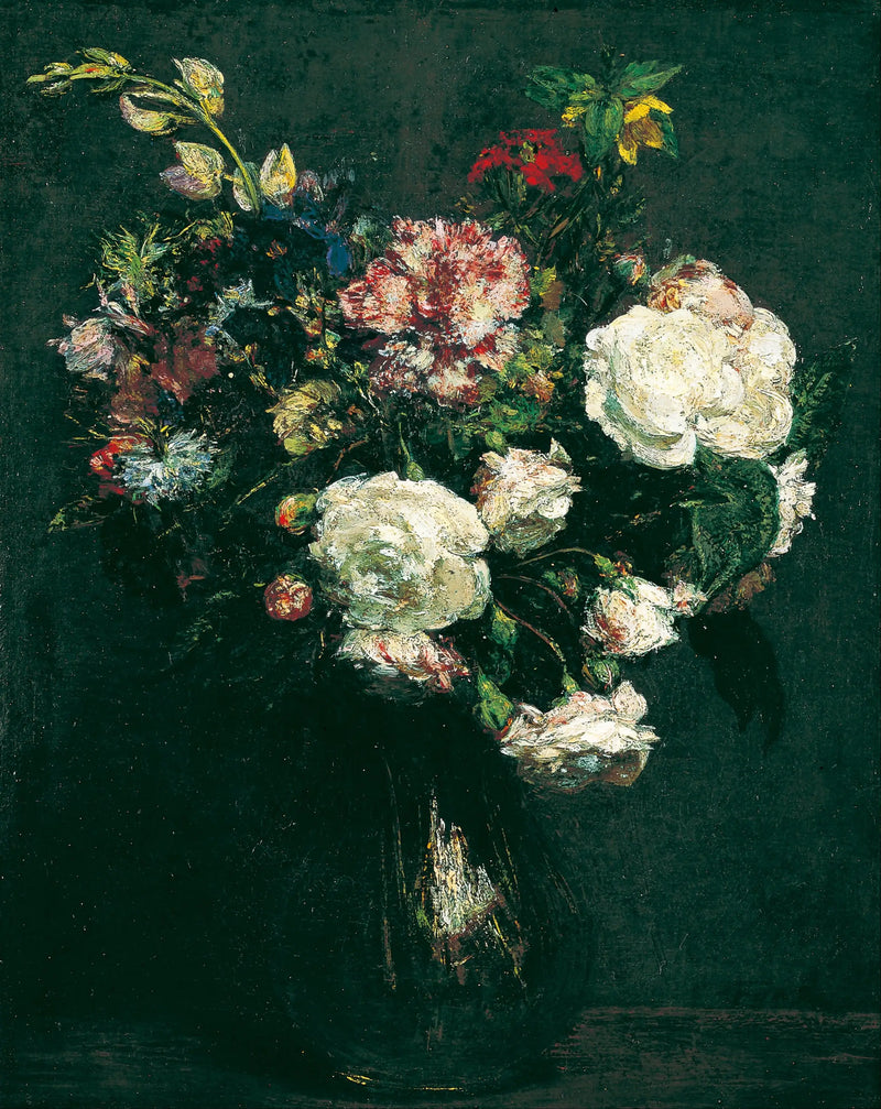 Váza s květinami - Henri Fantin-Latour
