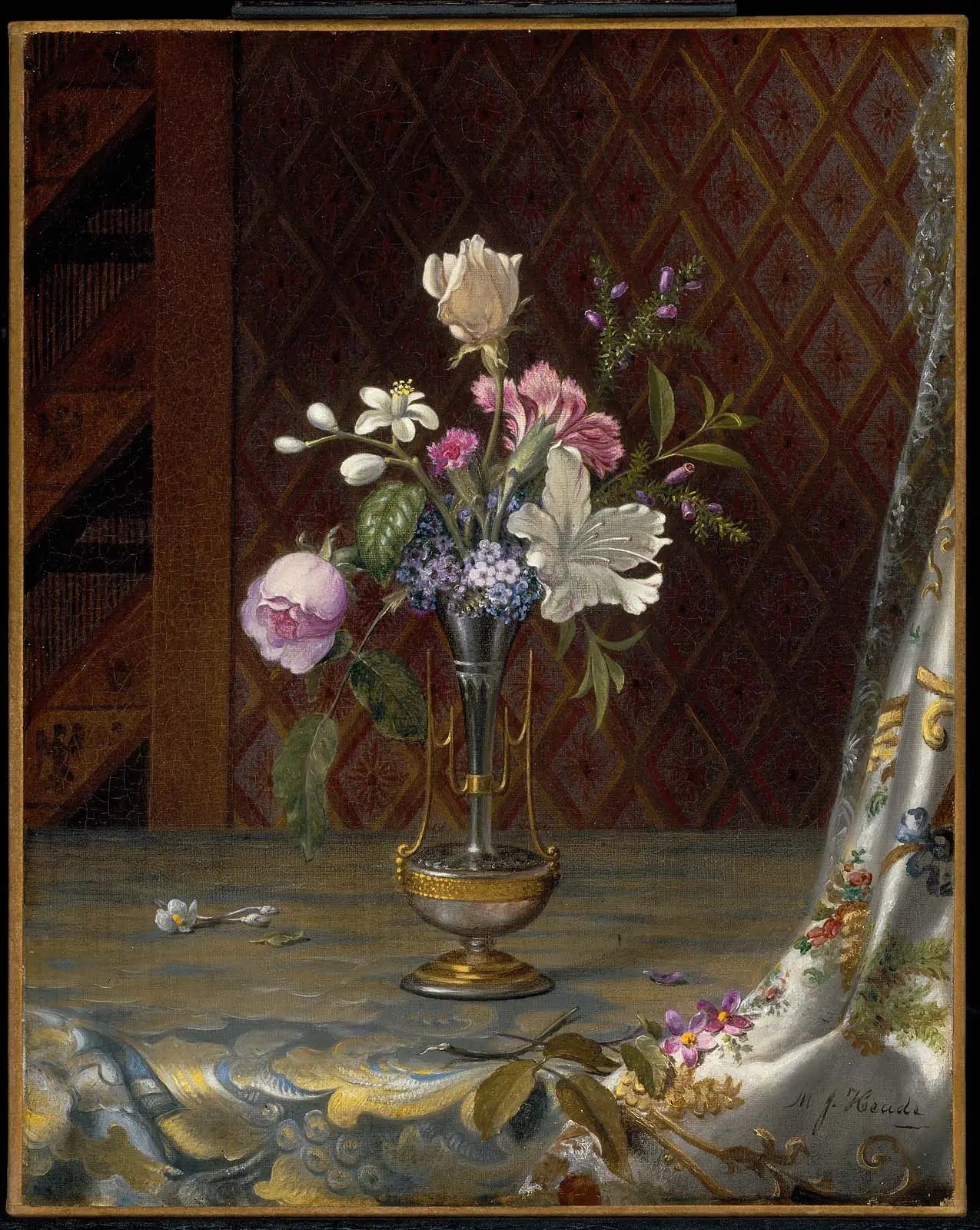 Vase de fleurs mélangées - Martin Johnson Heade - Alpha Reproduction