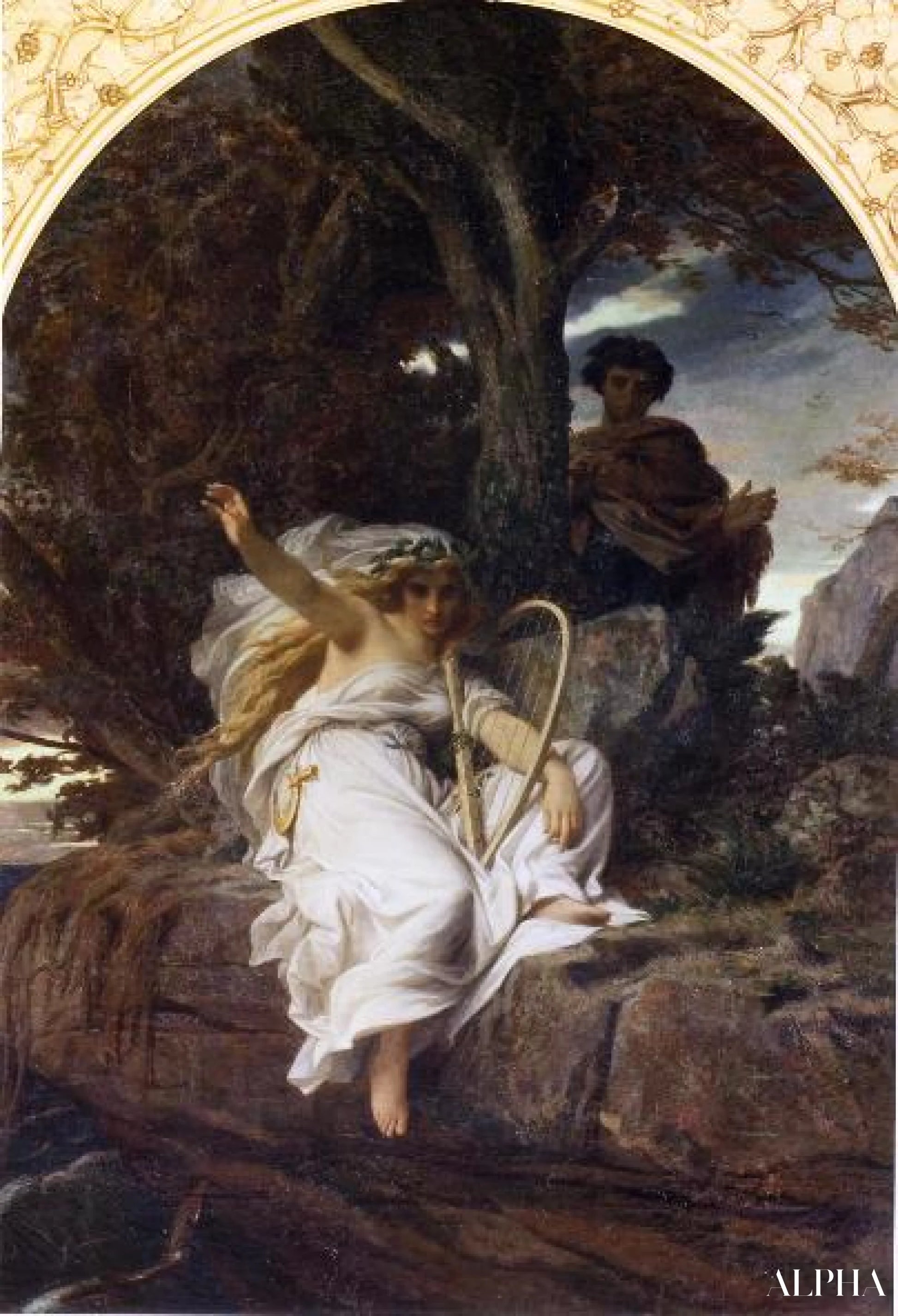 Reproduction du tableau « Velléda - Alexandre Cabanel » par Alpha Reproduction en peinture à l’huile