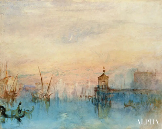 Venise avec la première croissant de lune - William Turner - Reproductions de tableaux et peintures haut de gamme