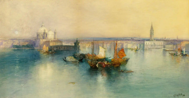 Benátky z věže San Giorgio - Thomas Moran