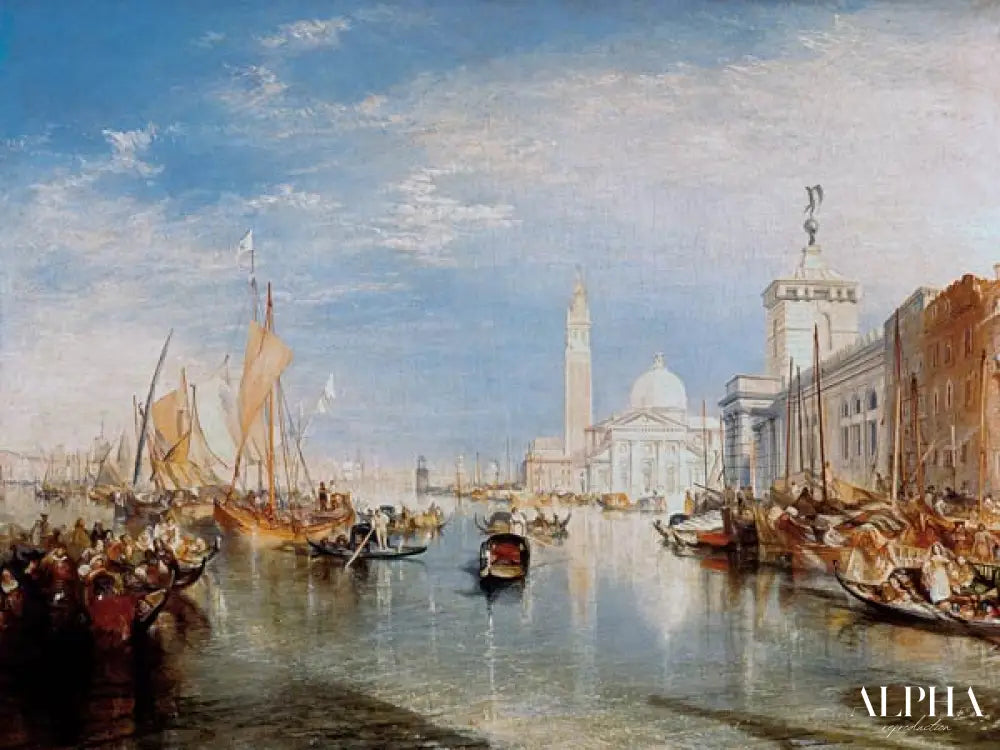 Venise Dogana et S.Giorgio Maggiore - William Turner - Reproductions de tableaux et peintures haut de gamme