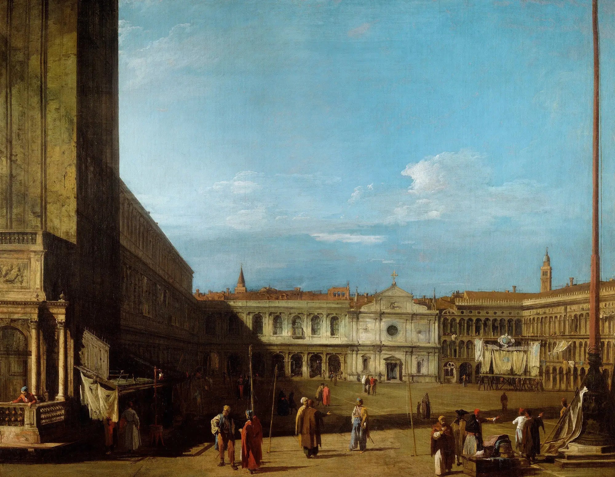 Venise: la place Saint-Marc vers San Geminiano - Canaletto - Alpha Reproduction