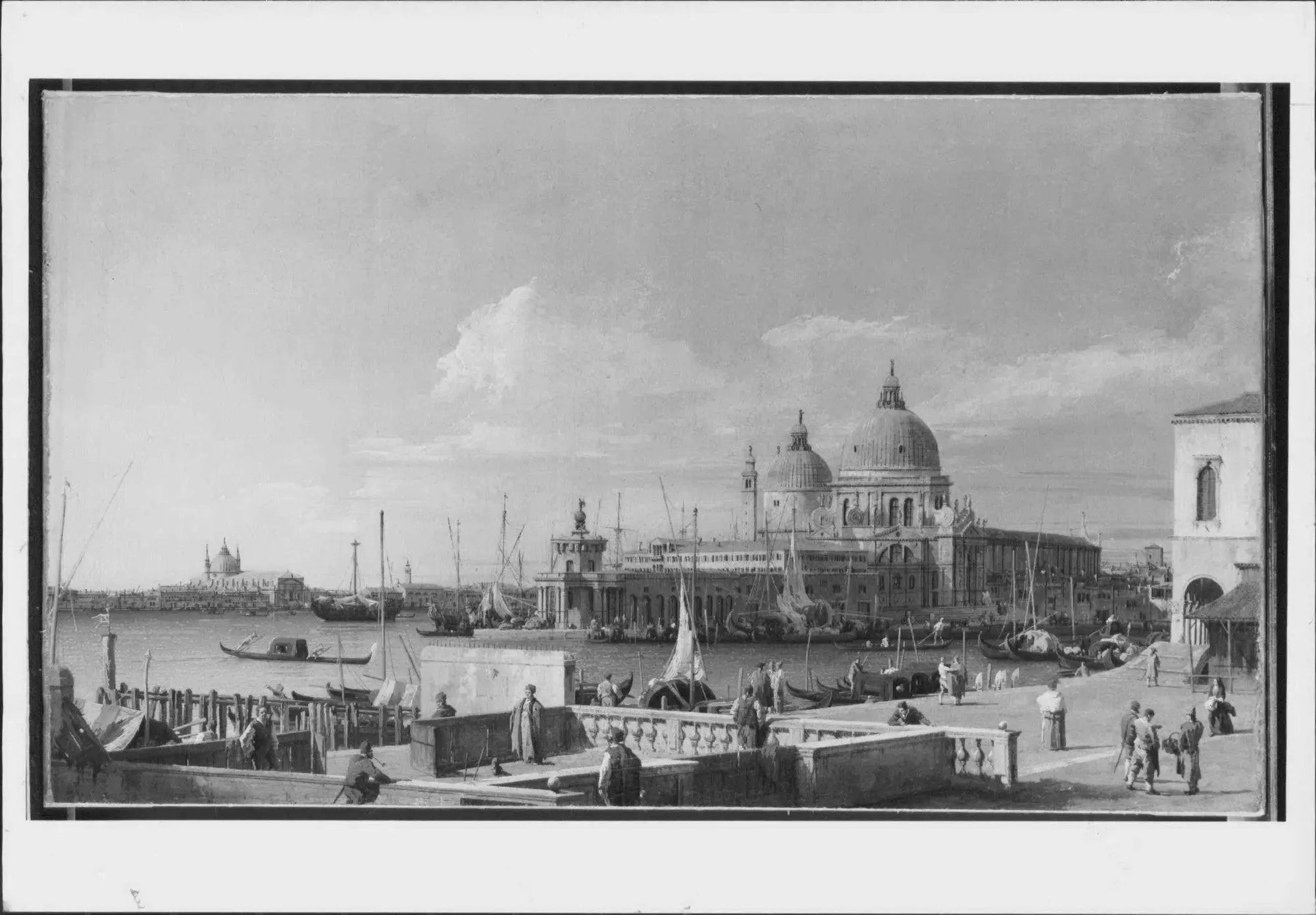 Venise: le Môle vers la Douane et Santa Maria della Salute - Canaletto - Alpha Reproduction