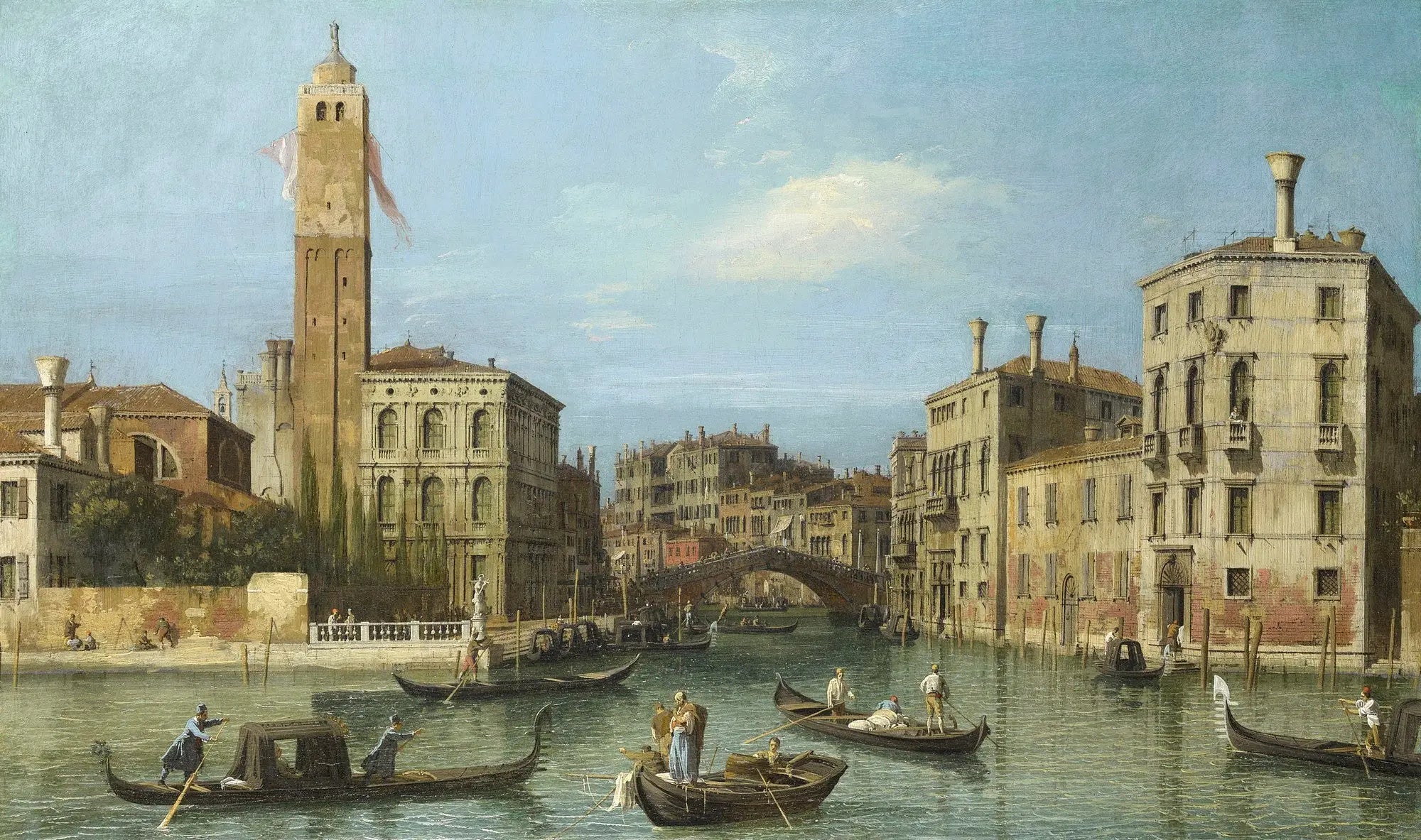 Venise: San Geremia et l’embouchure du Cannaregio - Canaletto - Alpha Reproduction