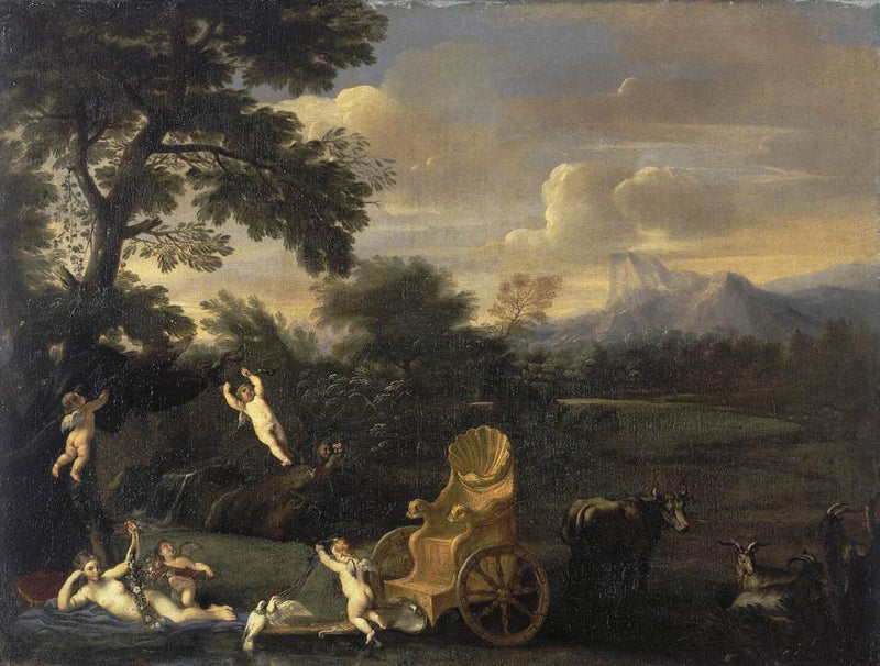 Venuše odpočívající - Andrea Sacchi