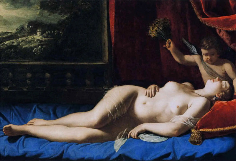 Venuše spící - Artemisia Gentileschi