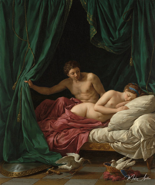 Vénus et Mars - Louis Jean François Lagrenée - Reproductions de tableaux et peintures haut de gamme