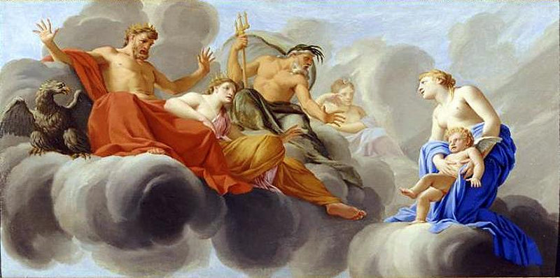 Venuše představuje lásku Jupiterovi - Eustache Le Sueur