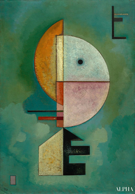 Vers le haut - Vassily Kandinsky - Reproductions de tableaux et peintures haut de gamme