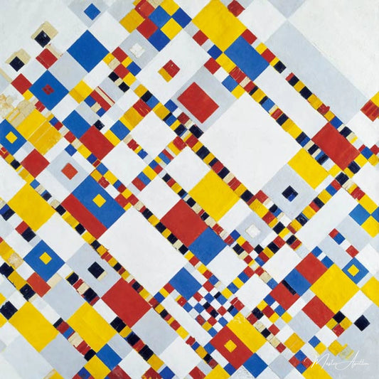 Victoire Boogie Woogie II - Mondrian - Reproductions de tableaux et peintures haut de gamme