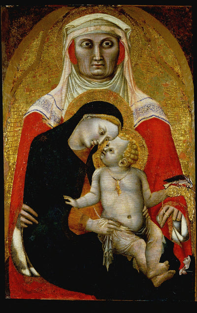 Vierge à l’Enfant avec sainte Anne - Francesco Traini - Alpha Reproduction