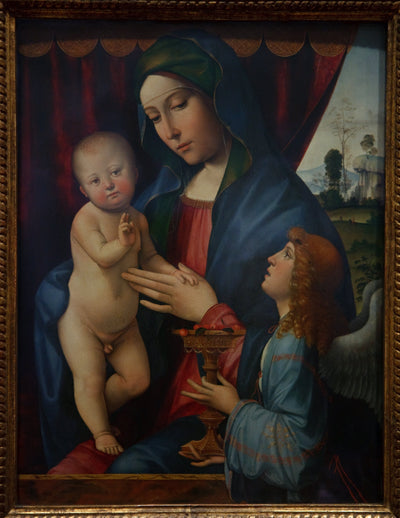 Vierge à l’Enfant avec un ange - Francesco Francia - Alpha Reproduction