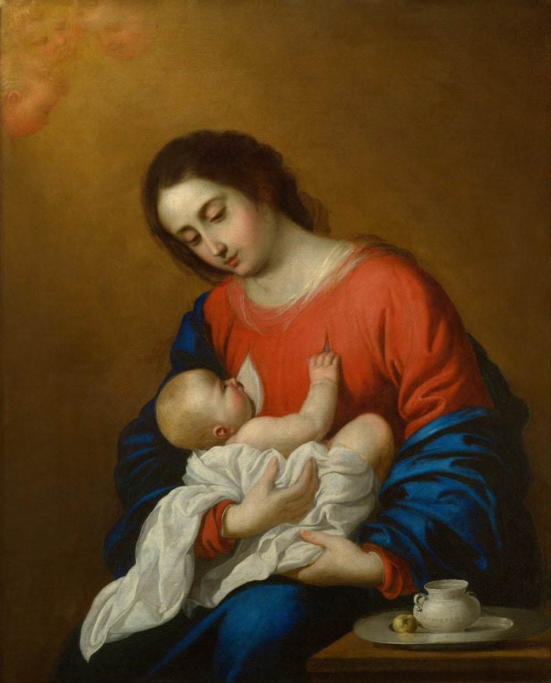 Panna s dítětem - Francisco de Zurbarán