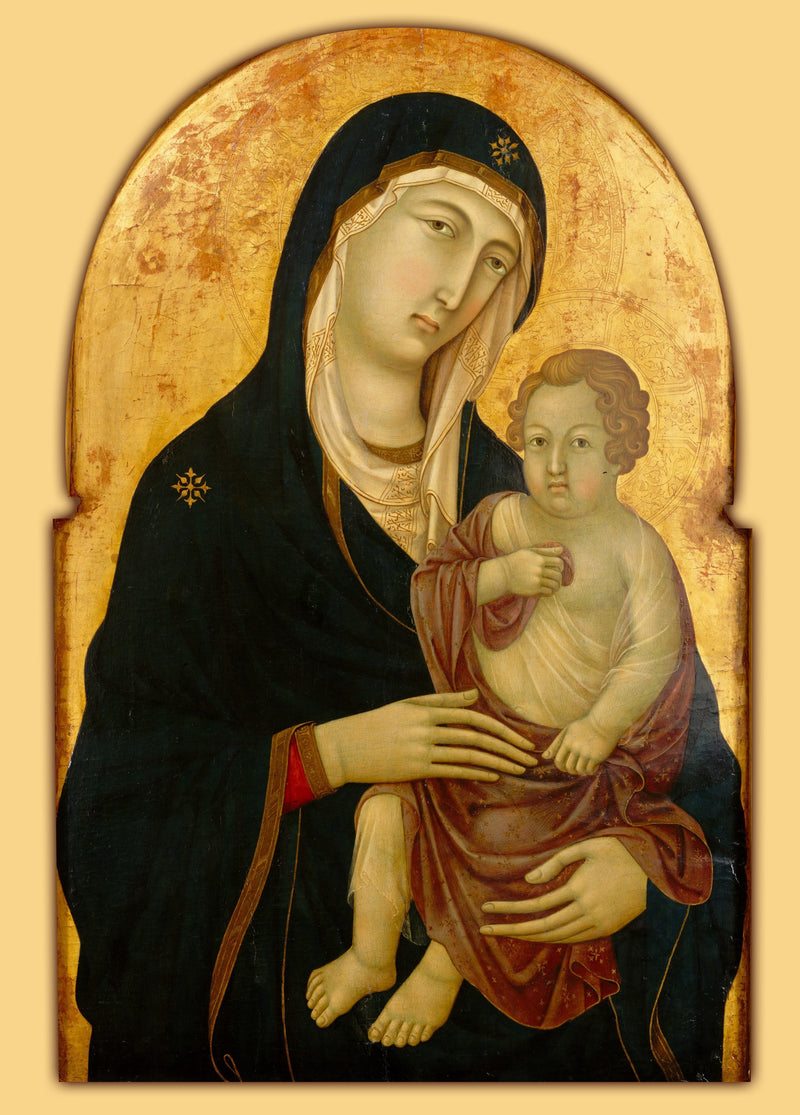 Panna s dítětem - Ugolino di Nerio