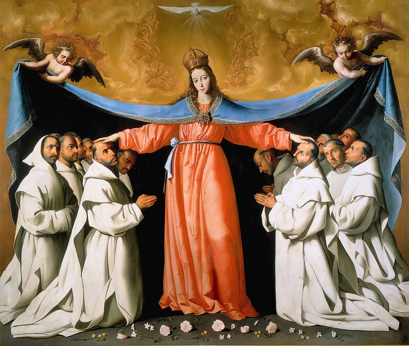 Panna z jeskyněmi - Francisco de Zurbarán