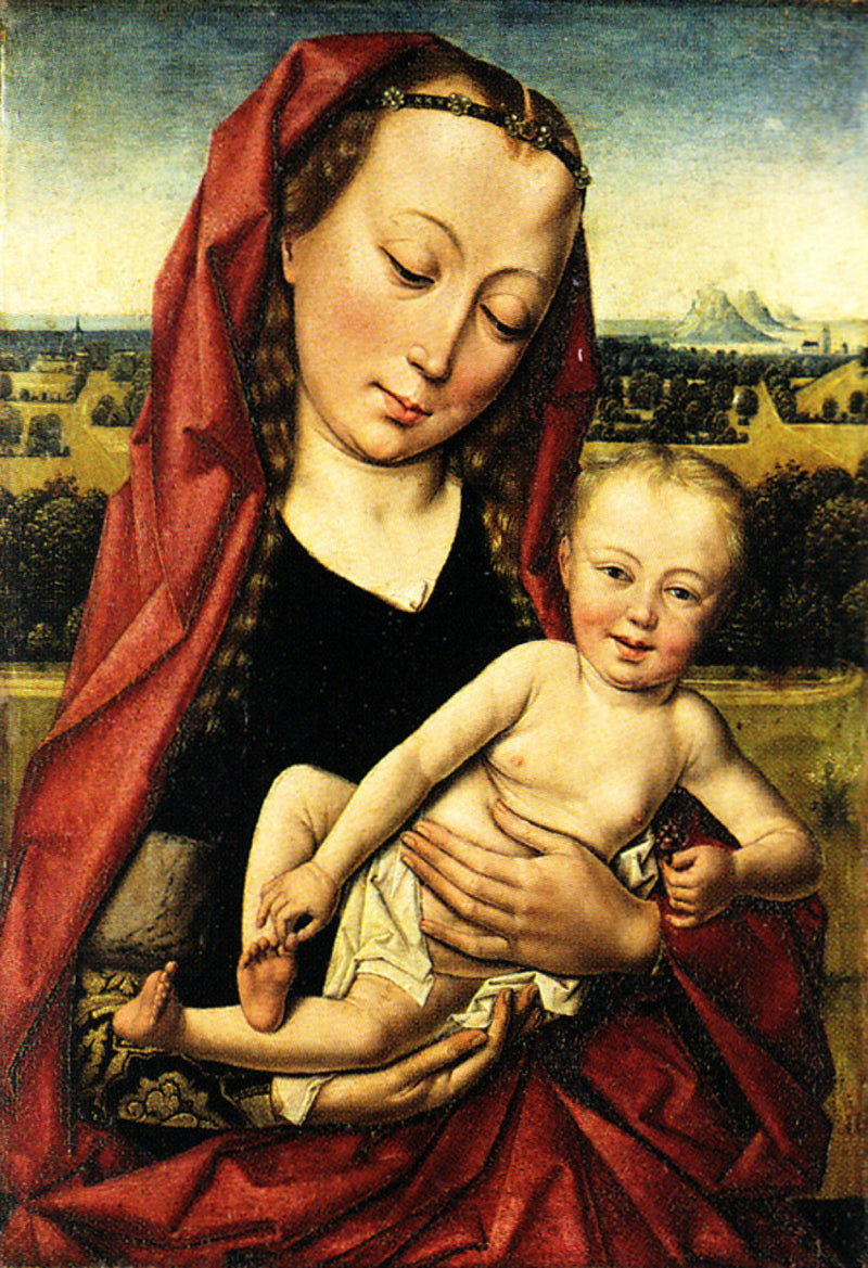 Těhotná Panna - Dirk Bouts