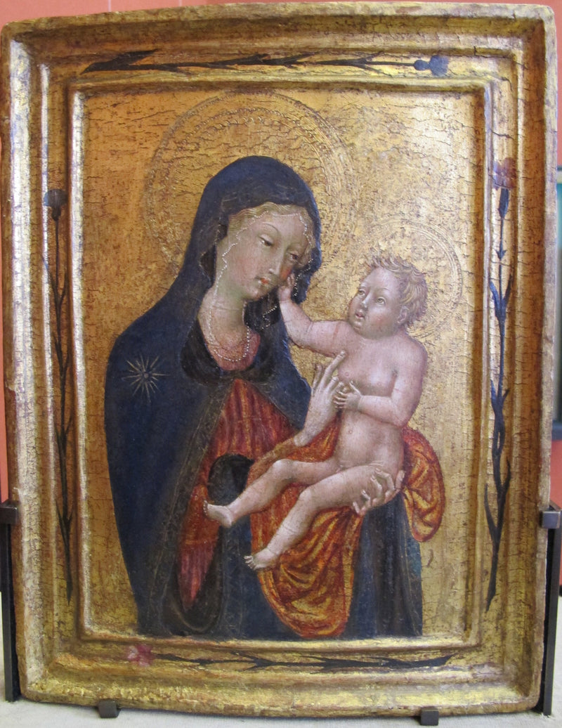Panna a dítě - Giovanni di Paolo