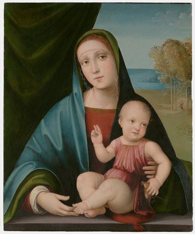 Vierge et Enfant sur un parapet - Francesco Francia - Alpha Reproduction