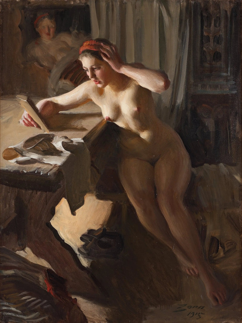 Staré zrcadlo - Anders Zorn
