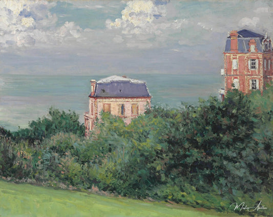 Ville à Villers-sur-mer - Caillebotte - Reproductions de tableaux et peintures haut de gamme