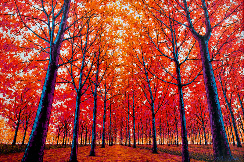 Podzimní tvář | 150 x 100 cm