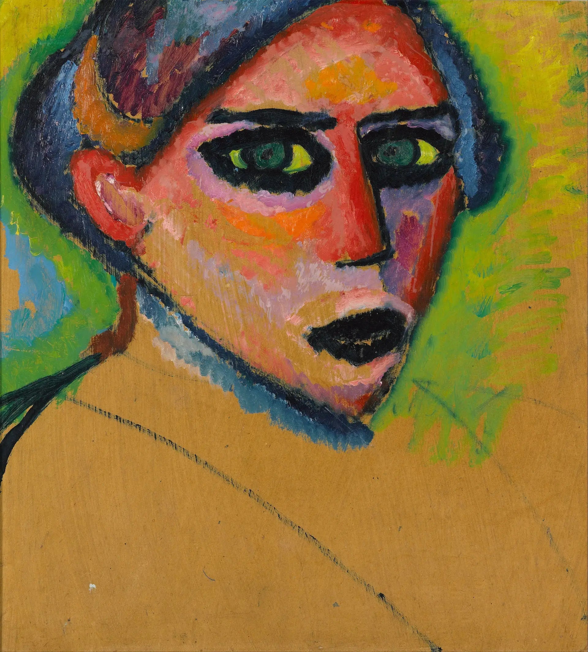 visage de femme - Alexej von Jawlensky - Alpha Reproduction