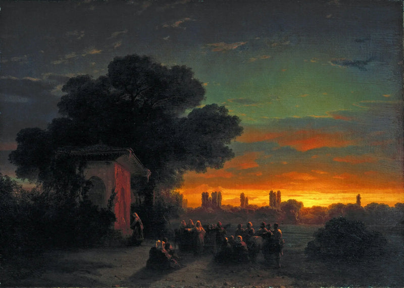 Pohled na Krym při západu slunce - Ivan Aïvazovski