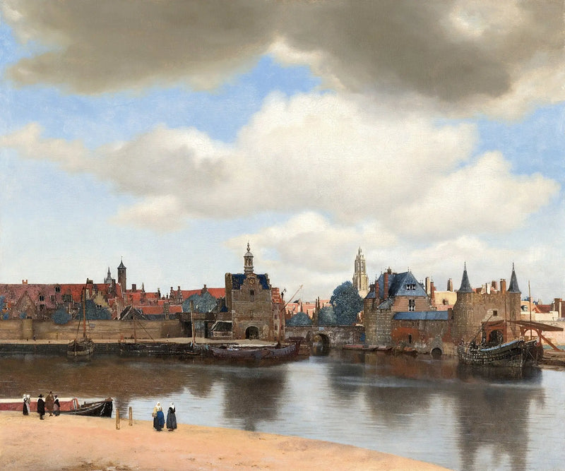 Pohled na Delft - Johannes Vermeer