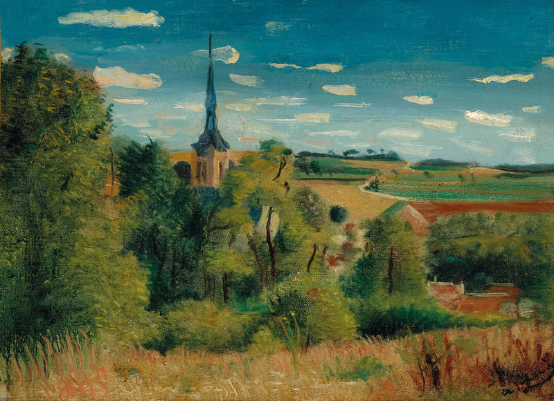 Pohled na Donnemarie-en-Montois - André Derain