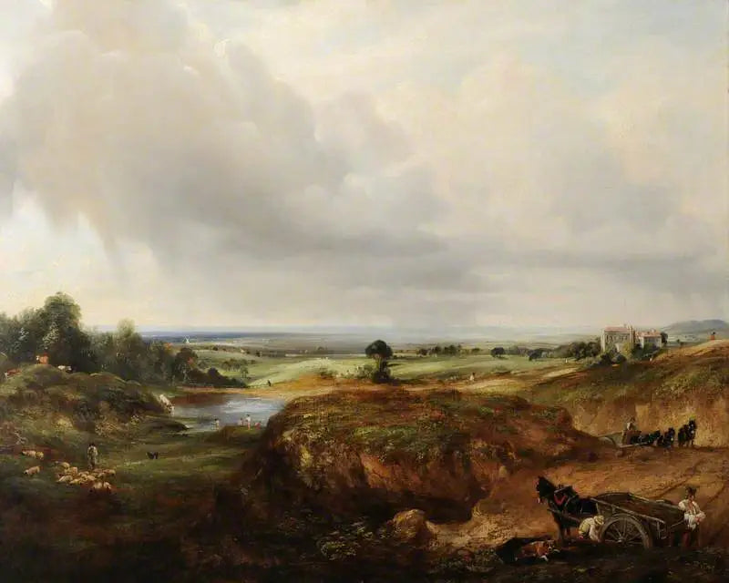 Výhled na Hampstead Heath - John Constable