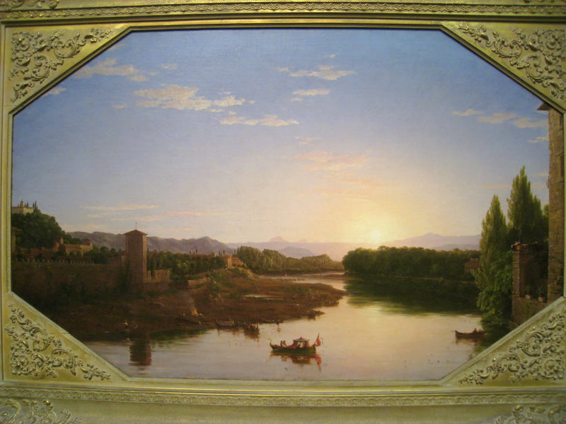 Pohled na Arno, u Florencie - Thomas Cole