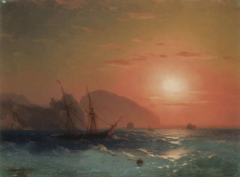 Pohled na Ayu Dag na Krymu - Ivan Aïvazovskij