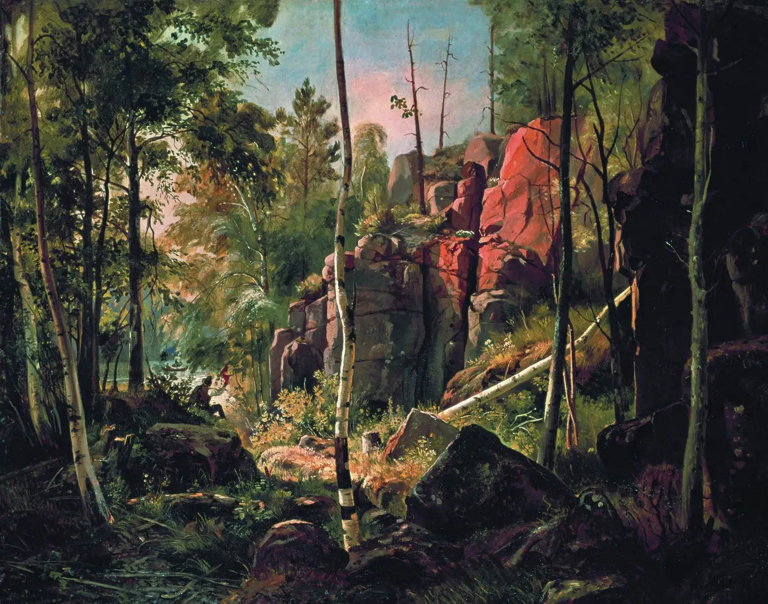 Vue de l’île de Valaam. Kukko - Ivan Chichkine - Alpha Reproduction