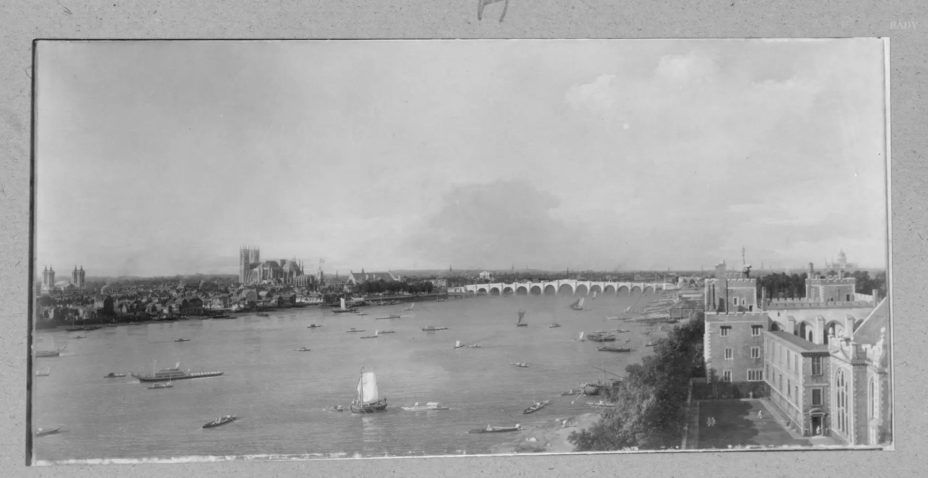 vue de Londres - Canaletto - Alpha Reproduction