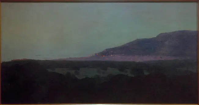 Výhled na Trouville, večer - Félicien Vallotton