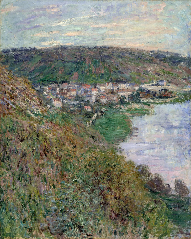 Výhled na Vétheuil - Claude Monet