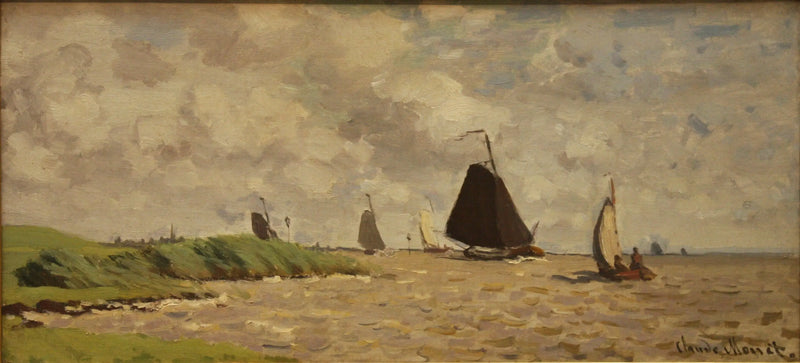 Výhled na Voorzan - Claude Monet