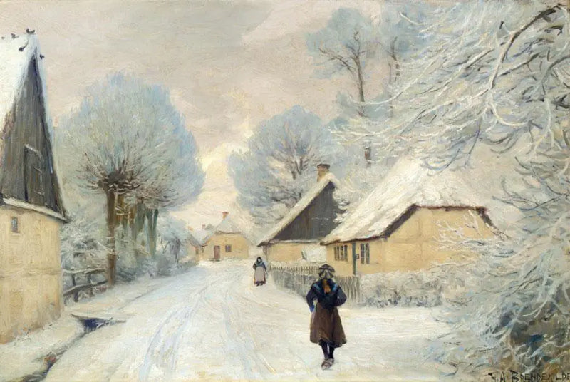 Výhled z Næstved. - H. A. Brendekilde