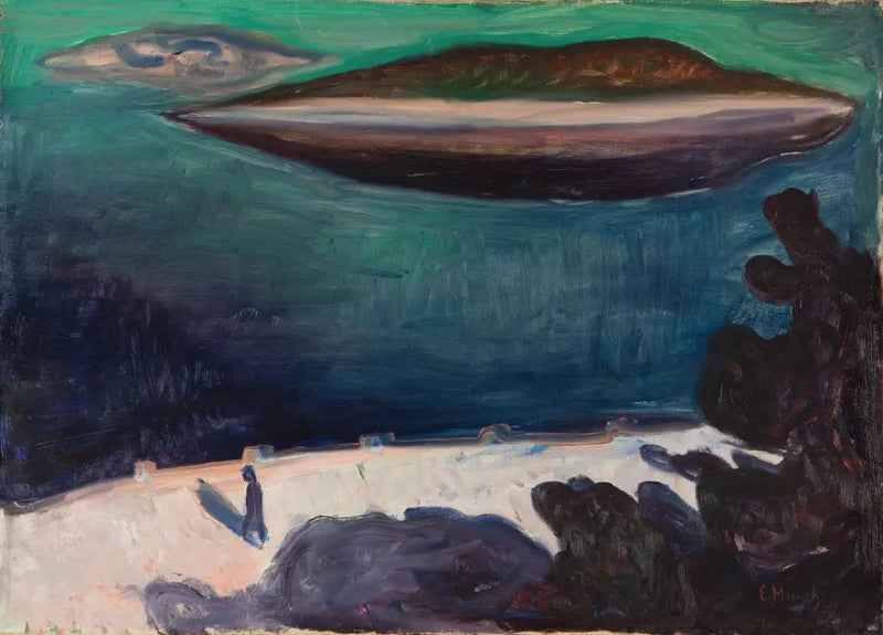 Pohled z Nordstrandu - Edvard Munch