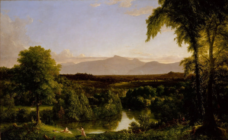 Pohled na Catskill, začátek podzimu - Thomas Cole