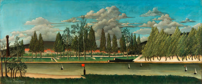 Vue du quai d’Asnières - Henri Rousseau - Alpha Reproduction