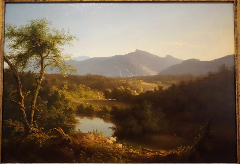 Pohled blízko vesnice Catskill - Thomas Cole