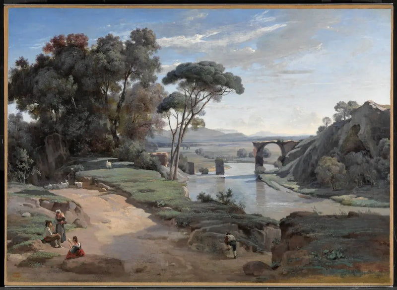 Pohled z Narni - Jean-Baptiste Camille Corot