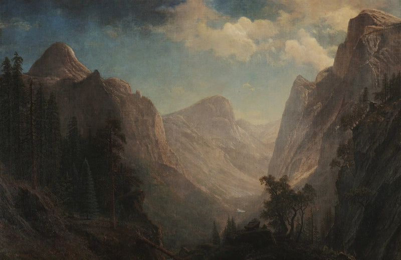 Pohled na údolí Yosemite - Albert Bierstadt