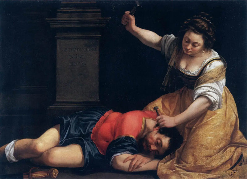Yaël a Siséra - Artemisia Gentileschi
