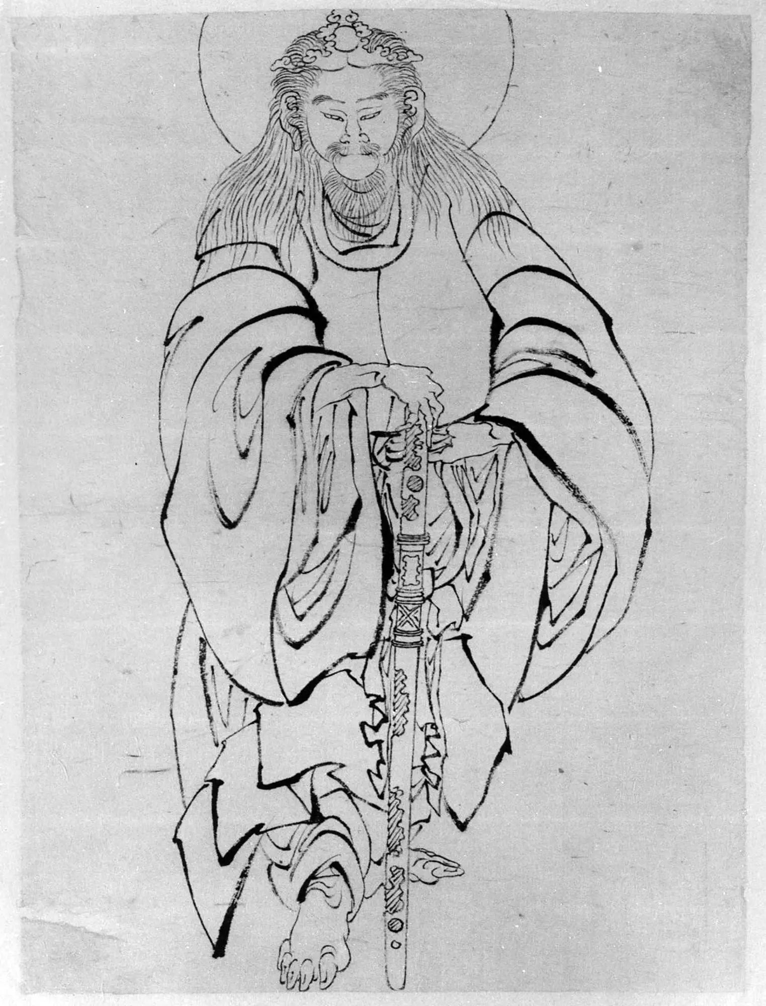 Yamato Takeru no Mikoto - Hokusai - Alpha Reproduction